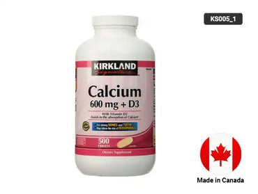 Kirkland Calcium 600mg + D3 500 Tablets