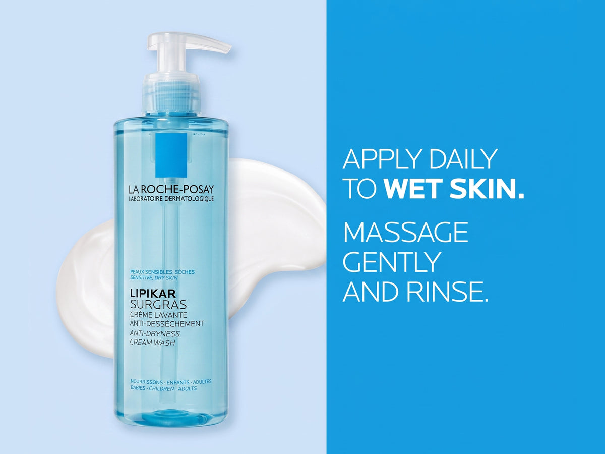 La Roche Posay Lipikar Surgras Anti-Dryness Cream Wash 400ml in Sri Lanka