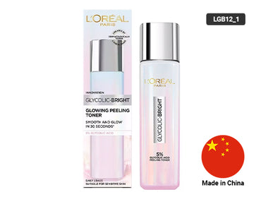 Loreal Glycolic-Bright Glowing Peeling Toner 128ml - CHINA - 6941594521165 in Sri Lanka