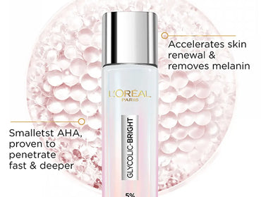 Loreal Glycolic-Bright Glowing Peeling Toner 128ml - CHINA - 6941594521165 in Sri Lanka