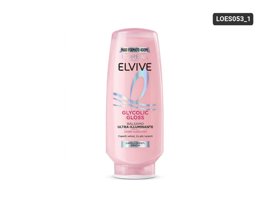 Loreal Elvive Glycolic Gloss Conditioner 400ml shine conditioner for dull hair - front view