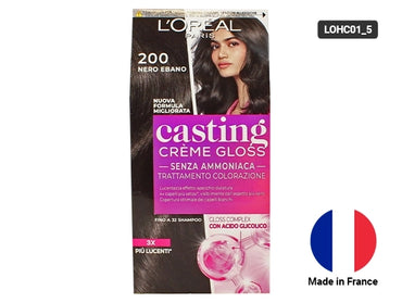 Buy Original Loreal Casting Cream Gloss Haircolor - Deep Black 200 in Sri Lanka