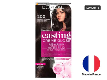 Loreal Casting Cream Gloss Hair Color Deep Black 200 in Sri Lanka