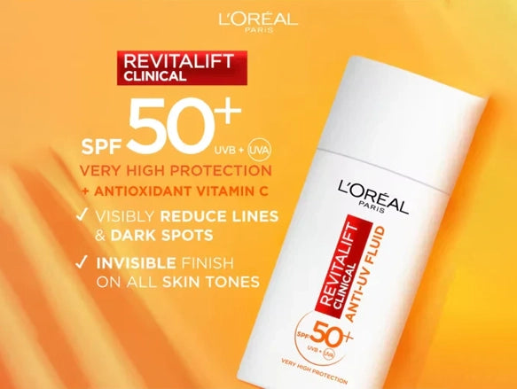 Loreal Revitalift Clinical Vitamin C UV Fluid Spf 50+ 50ml