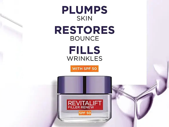 Loreal Revitalift SPF 50 Hyaluron Anti Wrinkle Treatment 50ml