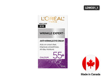 Loreal Wrinkle Expert 55+ Anti-Aging Eye Cream With Calcium 15ml - CANADA - 071249355404 in Sri Lanka