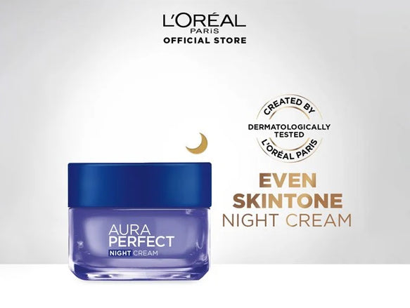 Loreal Dermo-Expertise Aura Perfect Rosy Night Cream 50ml - INDONESIA in Sri Lanka