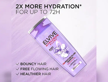 Loreal Elvive Hyaluron Plump Moisture Filling Shampoo 300ml - FRANCE in Sri Lanka