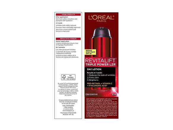 Loreal Revitalift Triple Power Anti-Aging Lotion 50ml - CANADA in Sri Lanka