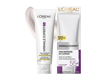 Loreal Wrinkle Expert Age Defense UV Lotion 55+ 50ml - CANADA in Sri Lanka