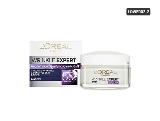 Loreal Wrinkle Expert Anti-Wrinkle Night Cream 55+ 50ml in Sri Lanka