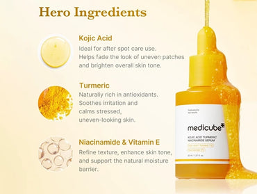 Medicube Kojic Acid Turmeric Niacinamide Serum 30ml