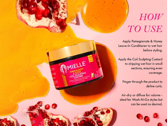 Mielle Pomegranate and Honey Coil Sculpting Custard 340g in Sri Lanka