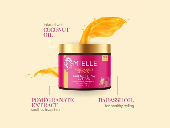Mielle Pomegranate and Honey Coil Sculpting Custard 340g in Sri Lanka