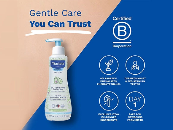Mustela Baby No Rinse Cleansing Water 300ml
