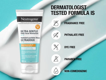 Neutrogena Ultra Gentle Daily Facial Moisturizer SPF 30 100ml