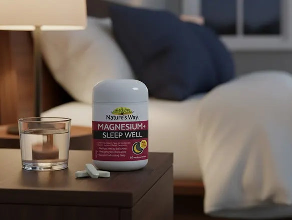 Natures Way Magnesium + Sleep Well 60 Tablets