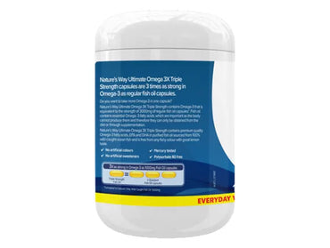 Nature's Way Ultimate Omega 3X Triple Strength 150 Soft Capsules