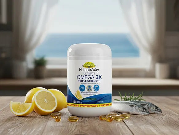 Nature's Way Ultimate Omega 3X Triple Strength 150 Soft Capsules