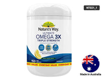 Nature's Way Ultimate Omega 3X Triple Strength 150 Soft Capsules