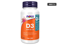 Now Vitamin D3 1000 IU (Canada) 180 Softgels in Sri Lanka