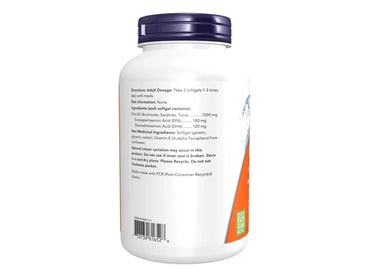 Now Molecularly Distilled Omega-3 Fish Oil 200 Softgels in Sri Lanka