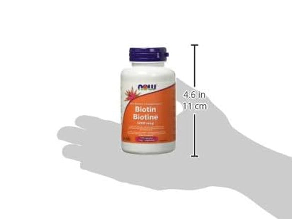 Now Biotin Extra Strength 5000 mcg 120 Capsules in Sri Lanka