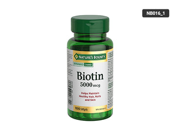 Natures Bounty Biotin 5000mcg 100 softgels in Sri Lanka