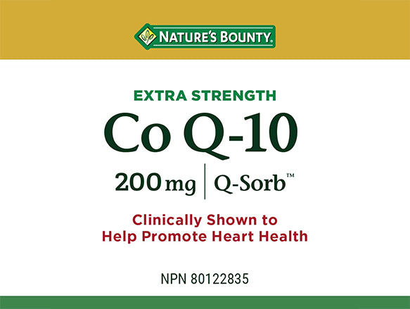 Natures Bounty Co-Q10 200mg 60 Softgels - CANADA in Sri Lanka