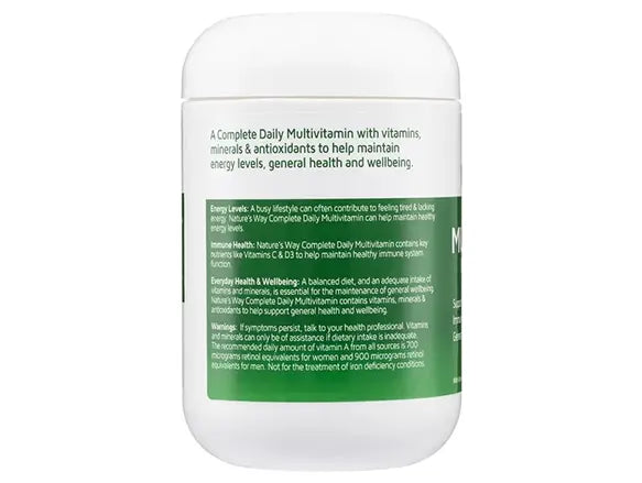 Natures Way Complete Daily Multivitamin with Antioxidants 200 Tablets in Sri Lanka