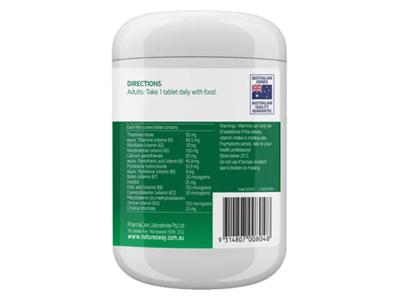 Natures Way MEGA B Executive Stress 200 Tablets in Sri Lanka