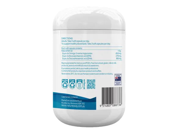 Natures Way Wild Caught Fish Oil 1500mg 120 Soft Capsules in Sri Lanka