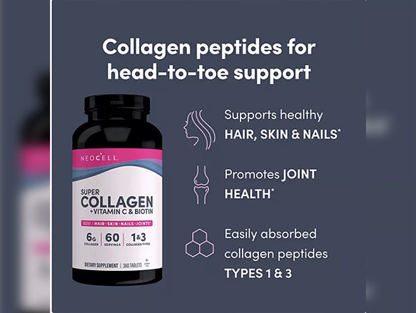 Neocell Super Collagen Vitamin C & Biotin 360 Tablets - USA in Sri Lanka