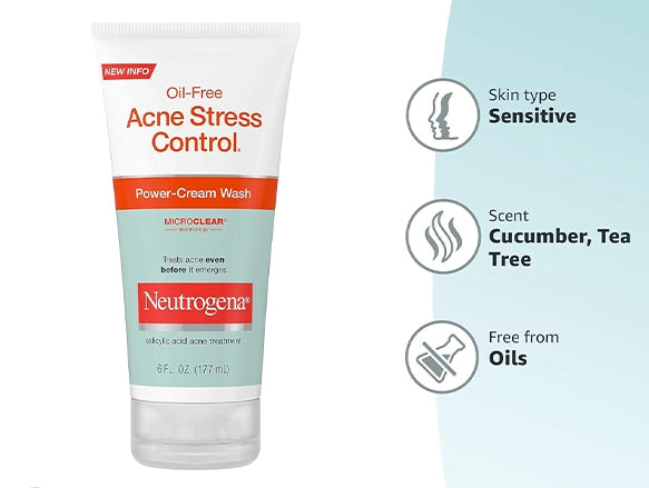 Neutrogena Acne Stress Control Scrub 125ml - CANADA in Sri Lanka