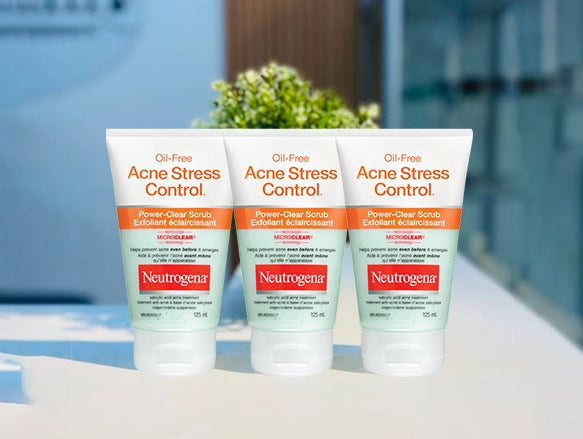 Neutrogena Acne Stress Control Scrub 125ml - CANADA in Sri Lanka