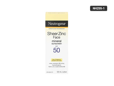 Neutrogena Sheer Zinc Mineral Sunscreen SPF 50 59ml in Sri Lanka
