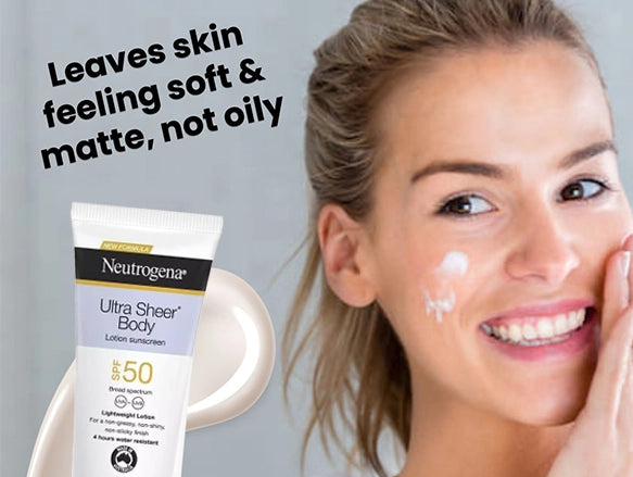 Neutrogena Ultra Sheer Body Lotion Sunscreen SPF 50 85ml - AUSTRALIA in Sri Lanka