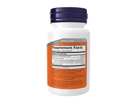 Now Glutathione 500mg 30 Capsules - USA in Sri Lanka