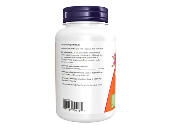 Now Niacinamide 500mg 100 Capsules - USA in Sri Lanka