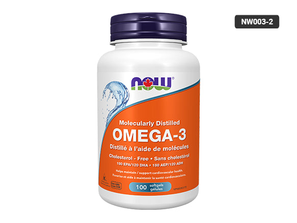 Now Omega-3 Fish Oil 1000mg 100 Softgels - CANADA in Sri Lanka