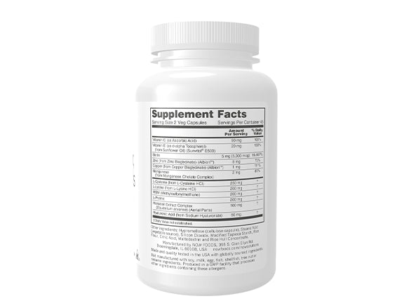 Now Vegan Hair, Skin & Nails 90 Veg Capsules - USA in Sri Lanka