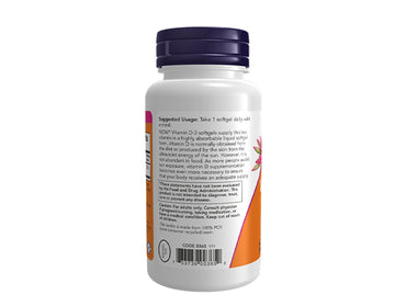 Now Vitamin D3 1000 IU 180 Softgels - USA in Sri Lanka