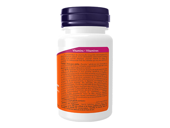 Now Vitamin D3 2500 IU 90 Softgels - USA in Sri Lanka