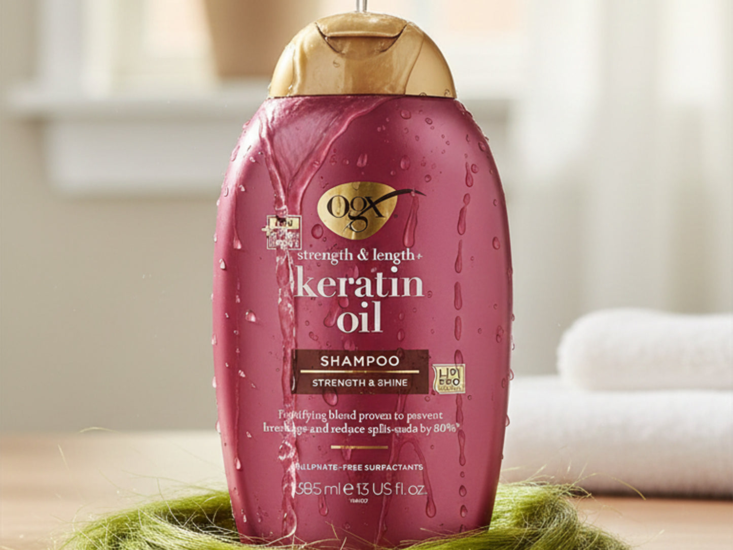 OGX Keratin Oil Shampoo 385ml in Sri Lanka