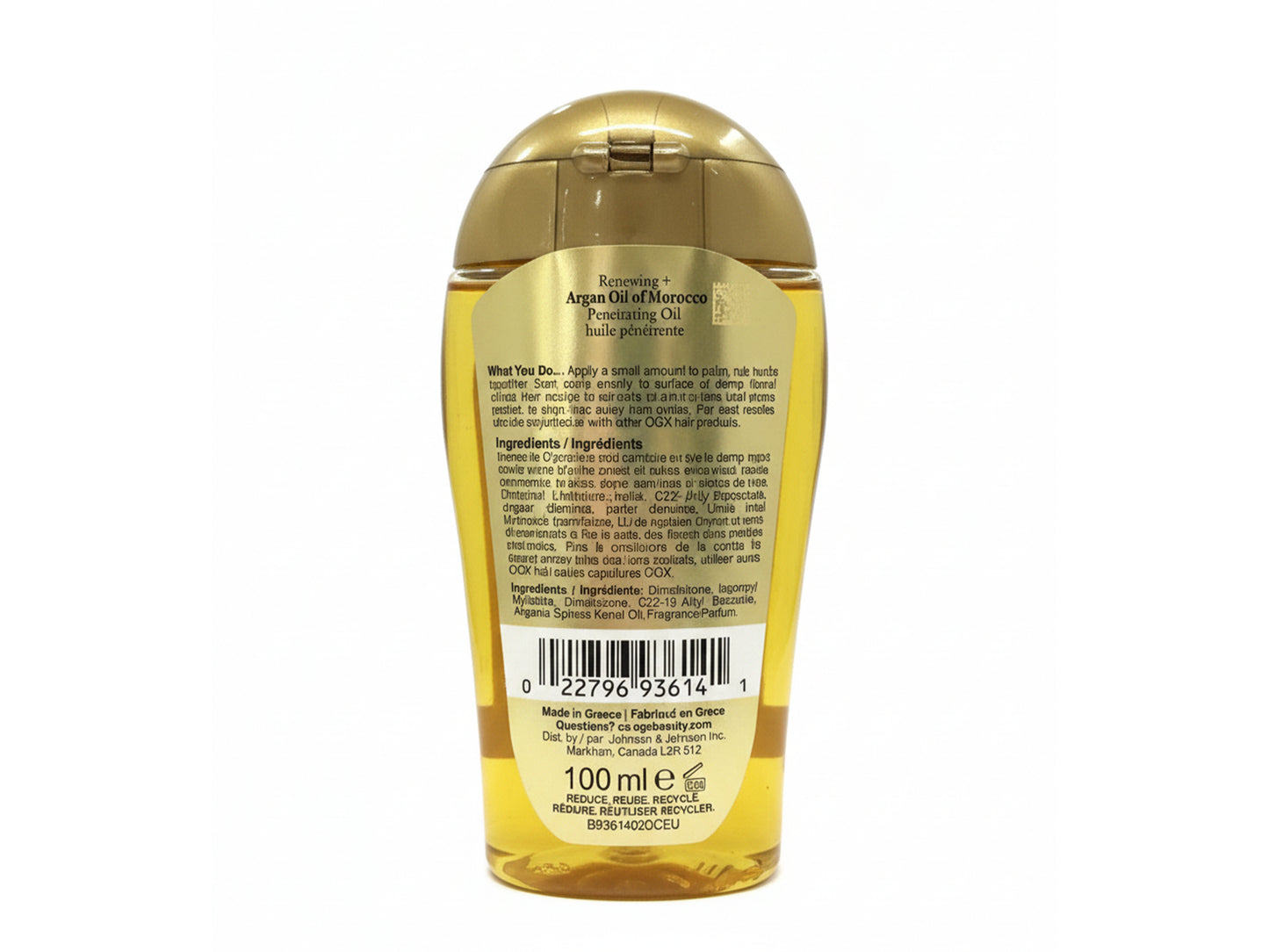 Buy Original OGX Renewing + Argan Oil of Morocco Extra Penetrating Oil for All Hair Types 100ml in Sri Lanka