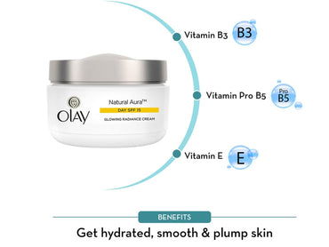 Olay Natural Aura Glowing Radiance Cream SPF 15 50g in Sri Lanka