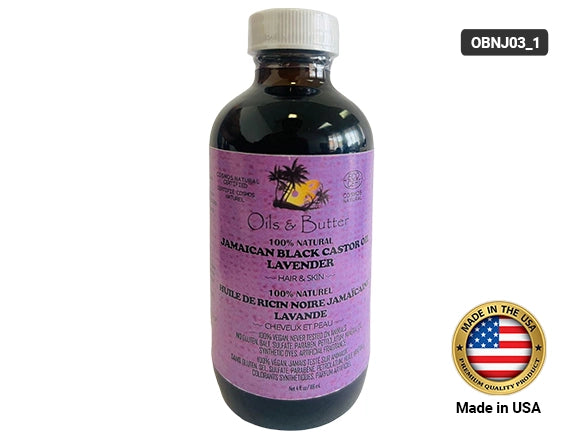 Oils & Butter 100% Natural Jamaican Black Castor Oil Lavender 118ml in Sri Lanka