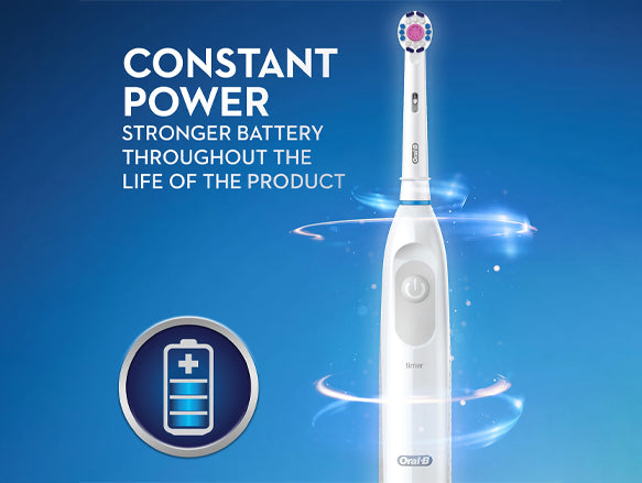 Oral-B Pro 100 3D White Battery Toothbrush - CANADA in Sri Lanka