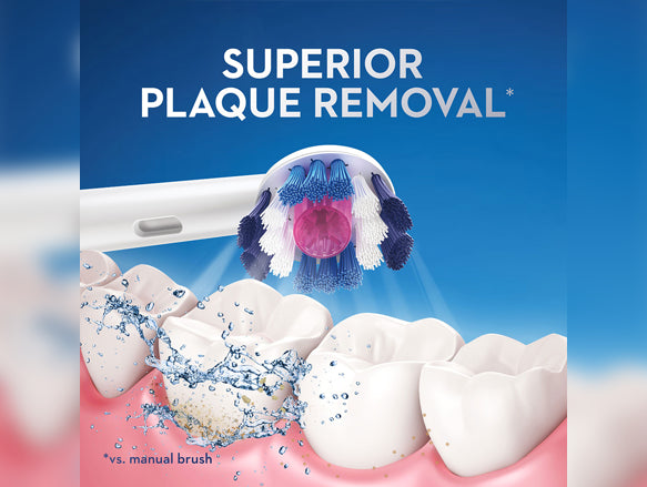 Oral-B Pro 100 3D White Battery Toothbrush - CANADA in Sri Lanka