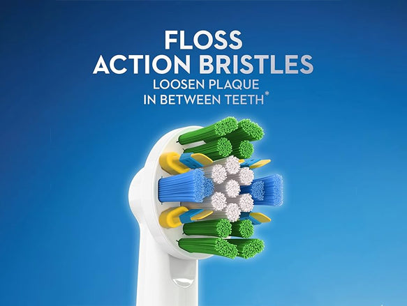 Oral-B Pro 100 Floss Action Battery Powered White Toothbrush - CANADA in Sri Lanka